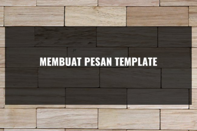 Template Pesan